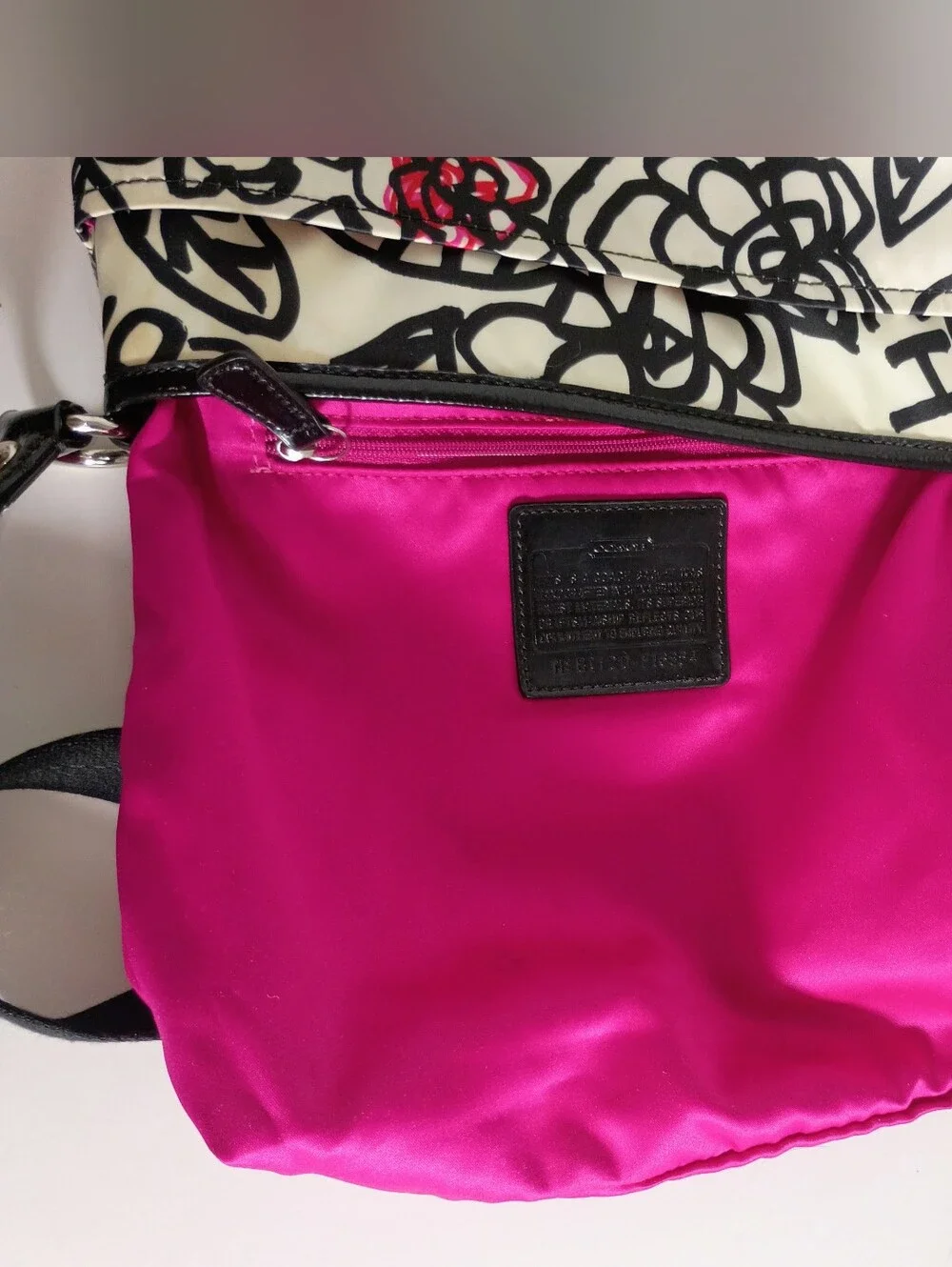 COACH DAISY FLORAL GRAFFITI CROSS BODY PURSE W MATCHING WALLET - Picture 17 of 17